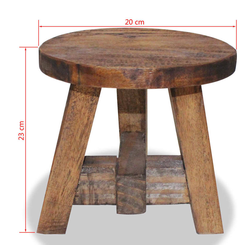 Le tabouret vidaXL varie de 7,9 po x 7,9 po x 9,1 po