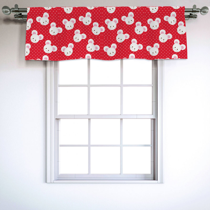 Sateen Ruffled Window Valance