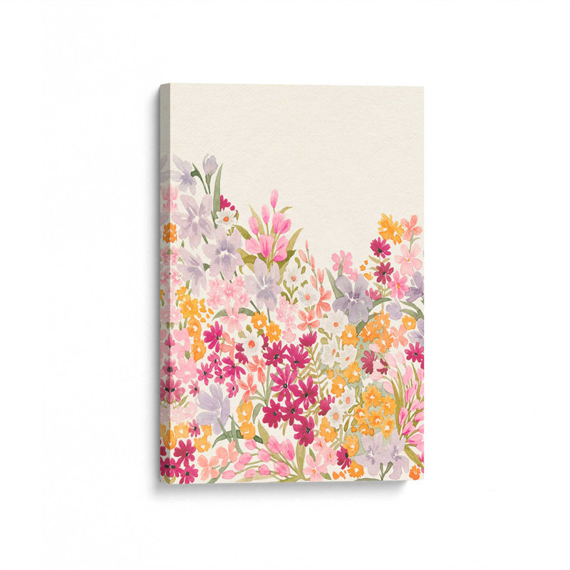«Garden Spray I» par Grace Popp, reproduction d'art sur toile, H 18 po x l 12 po
