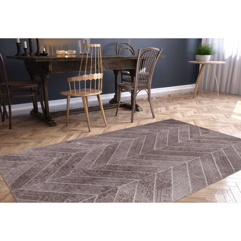 Premium 100% Polyester Area Rug, 6.9 x 10.2 ft | 1850 g/m², 0.2 in Pile Height | Recycled Poly Cotton Underside | Machine Washable at 30°C | Soft, Durable, Eco-Friendly Design for Modern Living Spaces