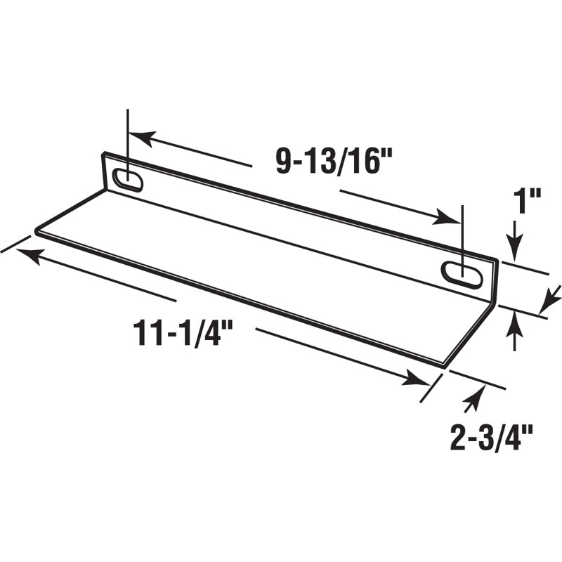 Support de 1 1/3 po x l 4 po x P 14 po Prime-Line