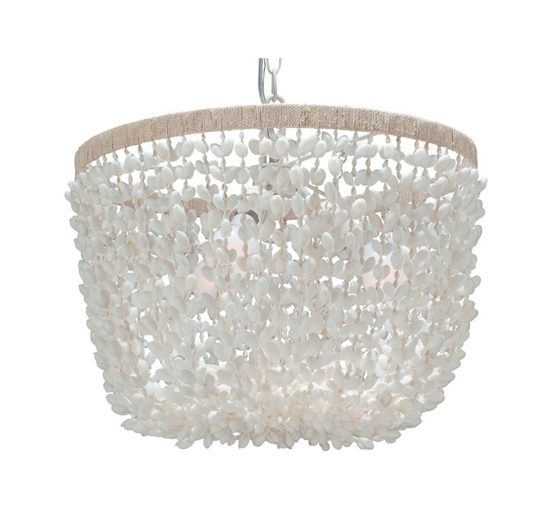 3 - Light Dimmable Drum Chandelier