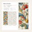 Papier peint floral damassé mur rétro