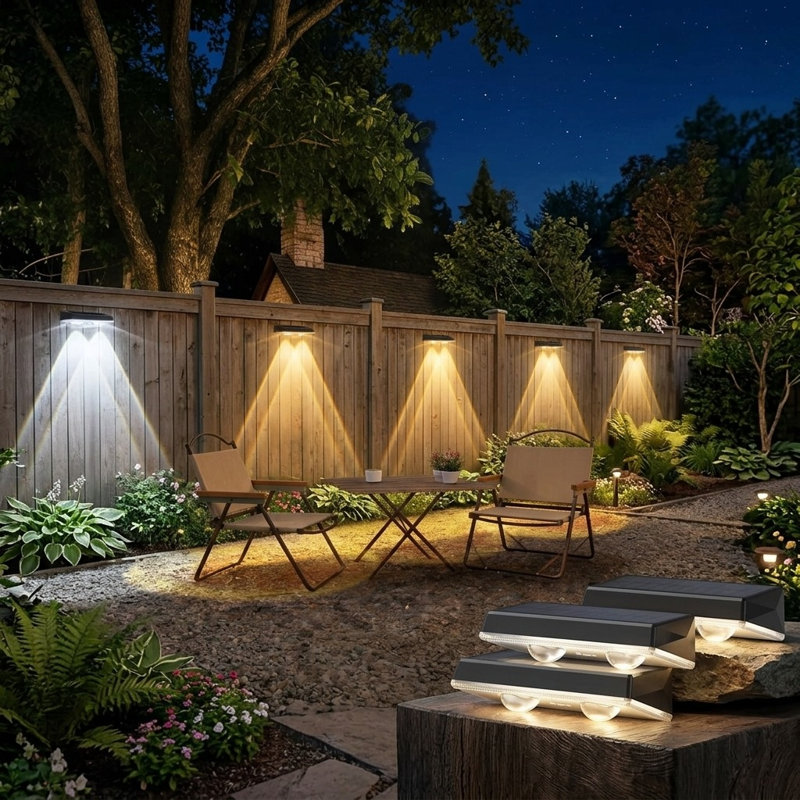 Natural Solar Powered Deck Light