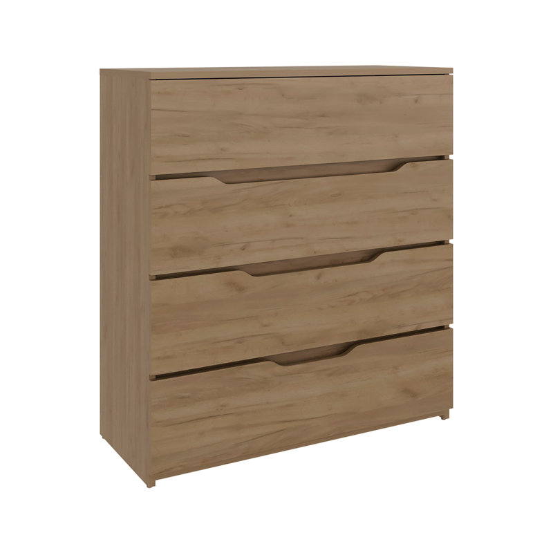 Commode à 4 tiroirs, Chêne