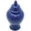 19.5" Diamond Pattern Antique White Temple Jar-1088169200