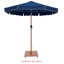 Parasols de patio en tissu avec passepoil Amalfi-460220234-460220232