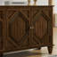 Buffet moderne Mid-Century de 65,2 po avec 4 portes sculptées à la main Rosalind-49548346