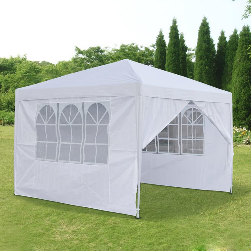 Caitriona 3m x 3m Aluminium Gazebo, Neo White
