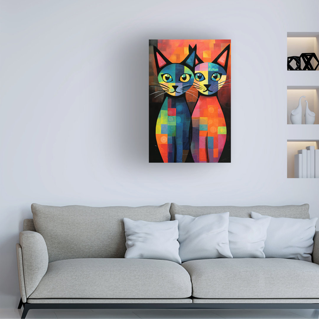 " Colorful Cat 8 " by Ray Heere Winston Porter 