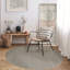 Stripped Mudcloth Vinyl Indoor And Outdoor Rug-1440602852