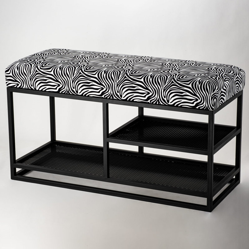Frohlinger Velvet Upholstered Storage Bench, H40 x W90 x D35cm