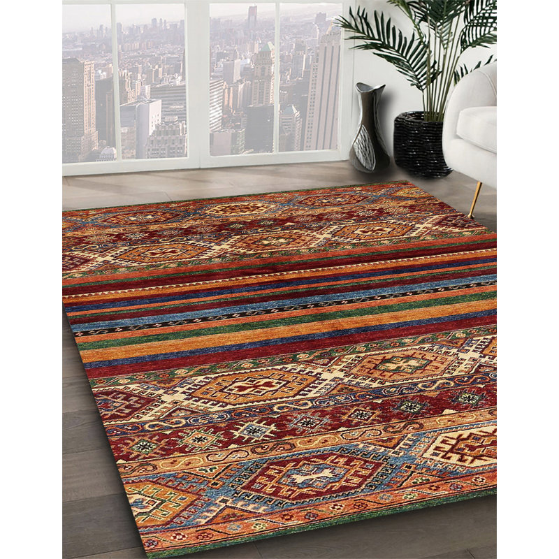 19 - Tapis abstrait moderne 600, Rectangle 8 pi x 12 pi