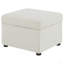 Repose-pieds avec rangement relevable hydraulique Merced Beige