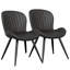 Chaise rembourrée avec pieds en métal-1770611753