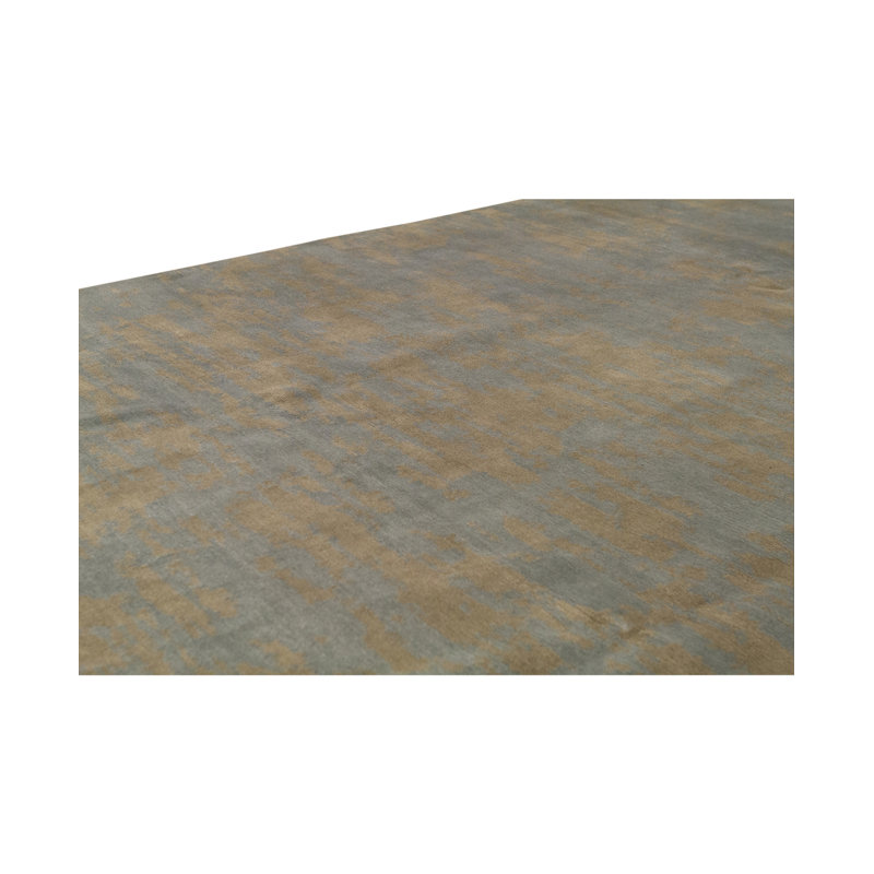 Hand Woven Silk and Wool Area Rug