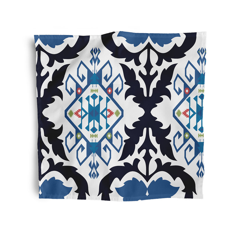 Ensemble de serviettes 4 pièces Alfreda, Bleu marine