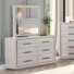 Commode 6 tiroirs avec miroir Henry