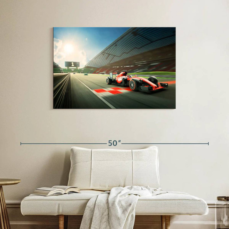 Mehar Formula One Race, 26" H x 39" W