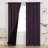 Deconovo 100 Percent Blackout with Liner Rod Pocket Curtain Panel Pair-75196913-75196902