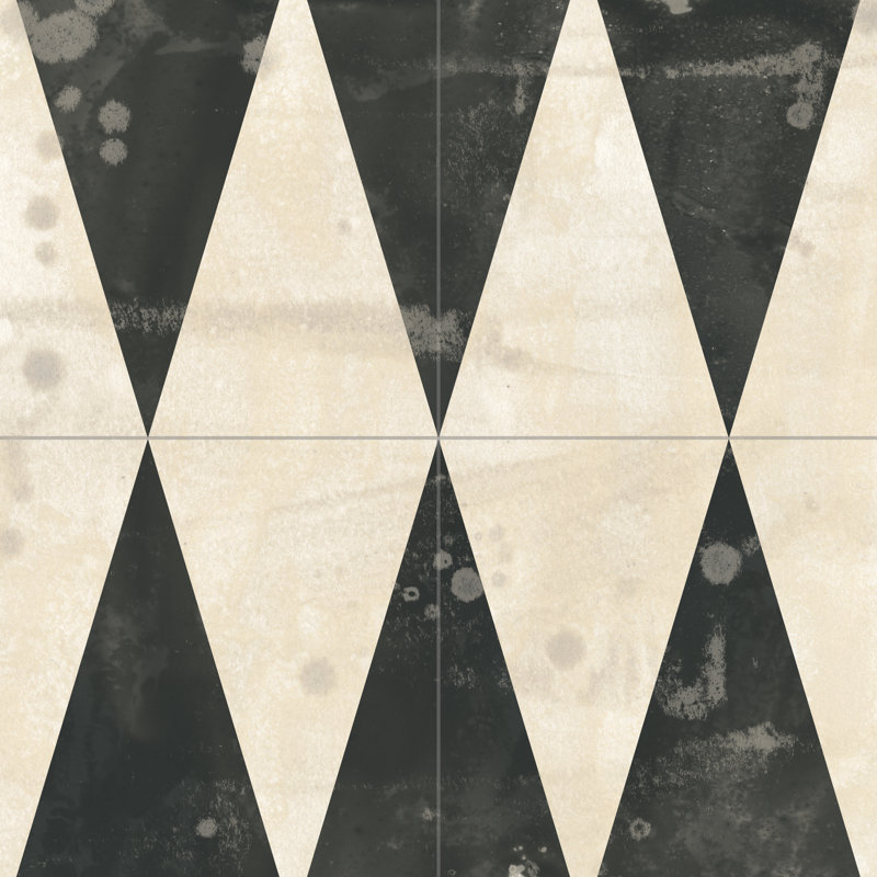 «Midnight Parquet II», peinture sur toile, H 12 po x l 12 po, Toile tendue