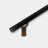 Modern Architectural Aluminum Stair Handrail For Indoor And Outdoor Stairs, Wall Mount Staircase Railing Kit With Stainless Steel Brackets And Screws, Powder Coated-125368817-125368823