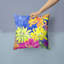 Coussin décoratif intérieur/extérieur fleur