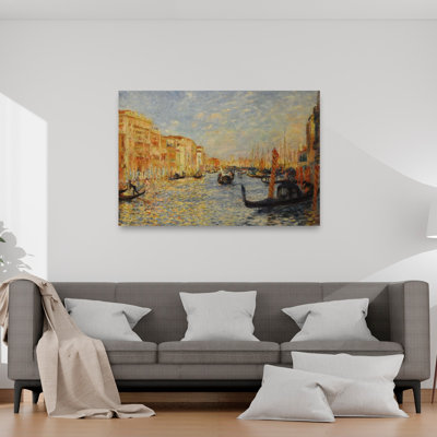 «Grand Canal Venice Classic Architecture Coastal», reproduction d'art mural