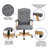 Executive Swivel Office Chair with Arms-101534489