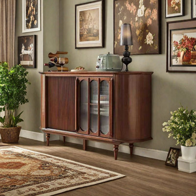 Armoire de rangement à porte coulissante de grande capacité
