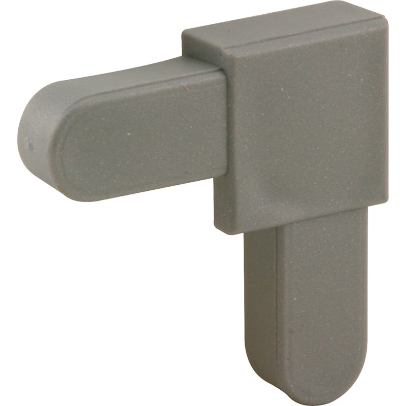Écran de coin en plastique Prime-Line, 1/4 po, gris