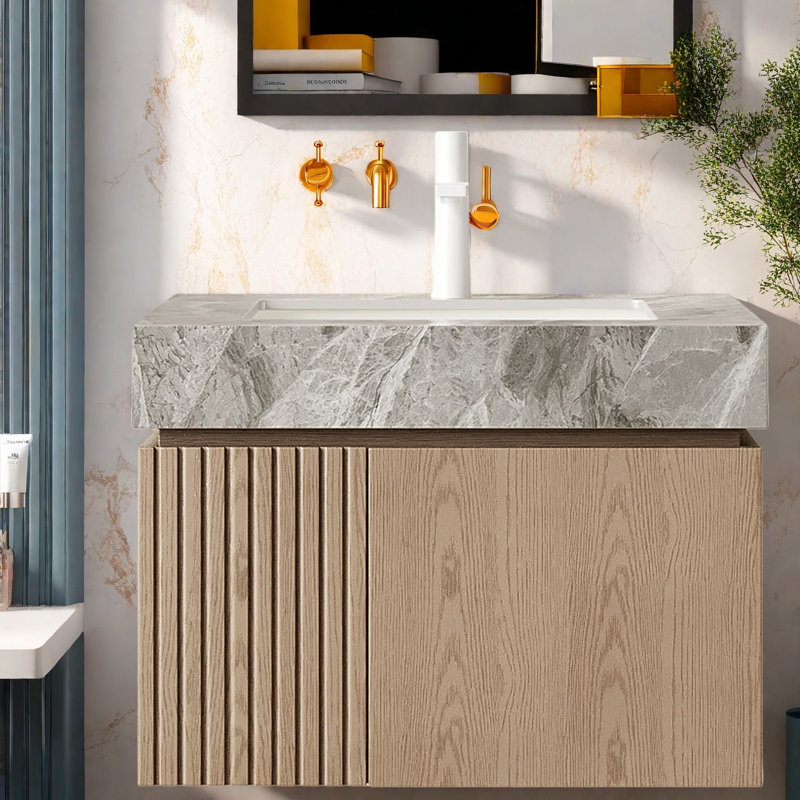Dans les meubles-lavabos modernes (doit inclure le meuble-lavabo et le lavabo) avec rangement