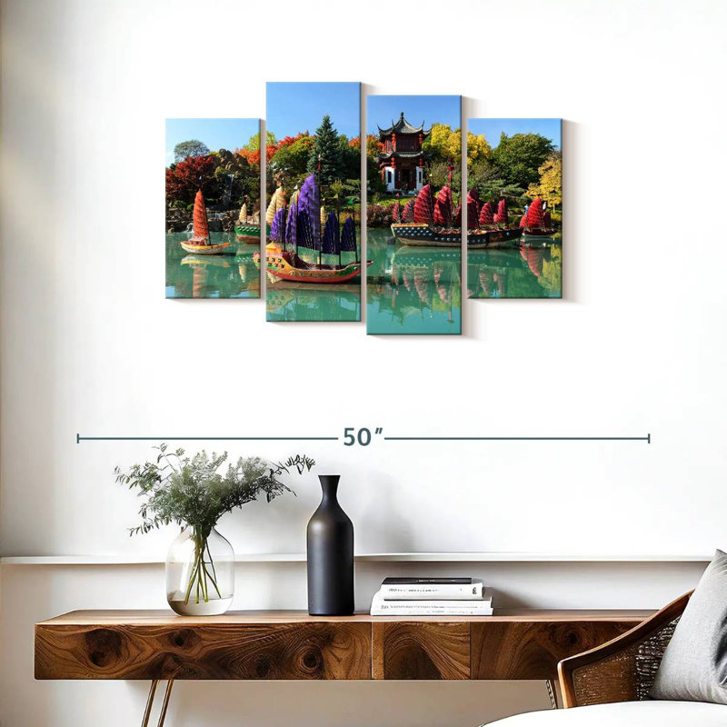Mehar, bateaux de sampan de Montréal, H 22 po x l 36 po