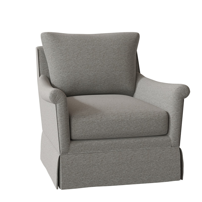 Olivia 34.5" Wide Armchair, 8789 Turquoise, Stationary