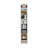 70.9 Inch Tall Narrow Bookcase 8 Tier Cube Display Shelf Storage Organizer