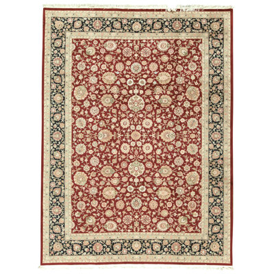 Tapis rectangulaire noué à la main