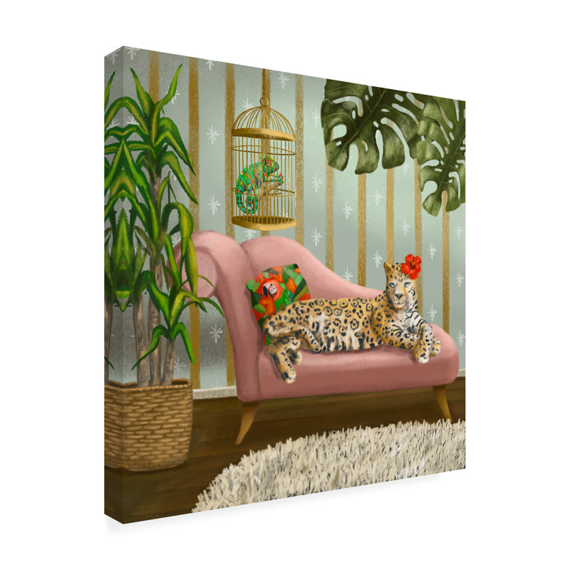«Animals of Leisure 1» par Christine Rotolo - impression sur toile tendue, H 14 po x l 14 po x P 2 po