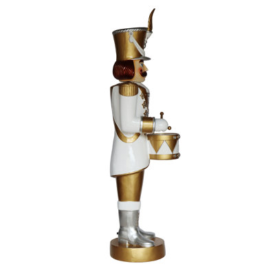 Hans 68 in. Animated Musical Nutcracker with Multicolor LED Lights