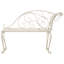 Garden Chaise Lounge 128 cm Steel Antique-91526835