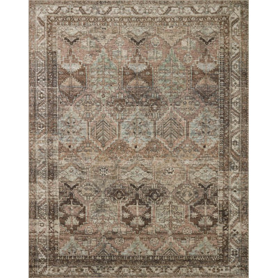 Tapis oriental argile / sauge Billie