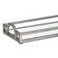 Plateau à miroir rectangulaire mince Verena - argent-212051618-212051617