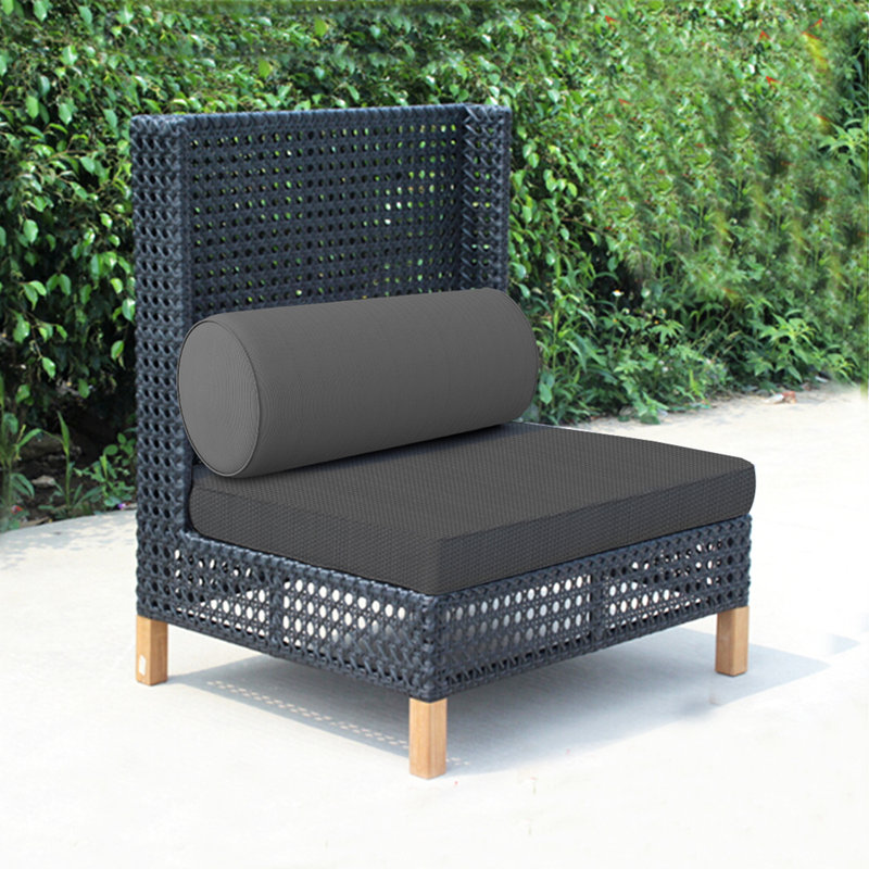 Ebern Designs 6 - Piece Outdoor Cushion Cover, 33cm W x 12.7cm D, Grey