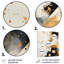 «Gray and Gold Sunset Collage I», art mural abstrait en métal-533736653