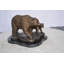 Statue de mère et bébé ours en bronze - Taille: L 11 po x l 8 po x H 6 po.
