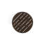 Slat Top 23" Round Side Table, Java