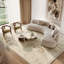 Tapis beige rétro 9 pi x 12 pi Nourison Whispers-687616442