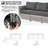 Cassville 8 - Person No Assembly Required Outdoor Conversation Set, Patio Wicker Sectional Seating Group with Cushions, All Weather Sofa Set with Optional Fire Pit Table for Garden Backyard-109048746-93092040