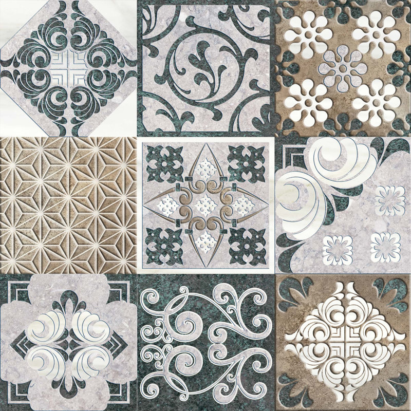 Peel & Stick Checkered Tile, 126" L x 24" W
