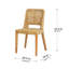 Chaise d'appoint de 20,5 po Craney