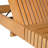 Valen Modern Acacia Wood Outdoor Chaise Lounge With Adjustable Backrest And Water-Repellent Cushion-117989361